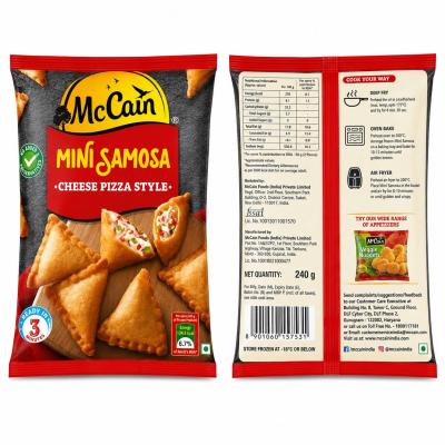 McCAIN MINI SAMOSA CHEESE PIZZA - 240g